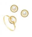 Set da comunione oro giallo 18kt Chloe tondi