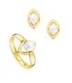 Set da comunione con perle oro giallo 18k