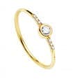 Anello Hayworth Oro giallo 18kt Diamanti 0140 ct