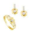 Set da comunione oro giallo 18kt Fiore