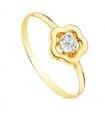 Anello bambina Comunione Micaela oro 18kt Fiore