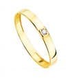 Anello donna Fine Cristal oro giallo 18kt