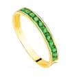 Anello oro 18kt Romina Veretta Verde