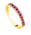 Anello oro 18kt Romina Veretta Fucsia