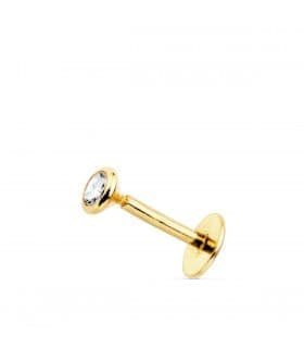 Piercing Stud Oro Amarillo 18K Circonita Bocel