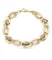 Bracciale donna Olesia Oro Bicolore 9Kt Catena