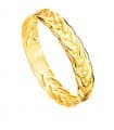 Anello Oro giallo 18kt Treccia