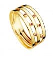 Anello Red Band oro giallo 18kt