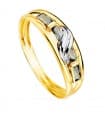 Anello da donna oro giallo 9Kt a fascia Sky