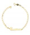 Bracciale personalizzabile oro giallo 18kt Nome