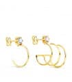 Orecchini Sand Spring oro 18kt