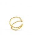 Ear cuff Oro 18Kt Sand Twist