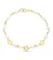 Bracciale Comunione Stelle oro 9 kt