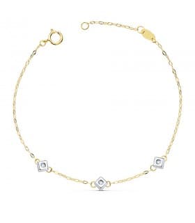 Pulsera Diamantes Delicia Oro 18K 0.045 Qtes.