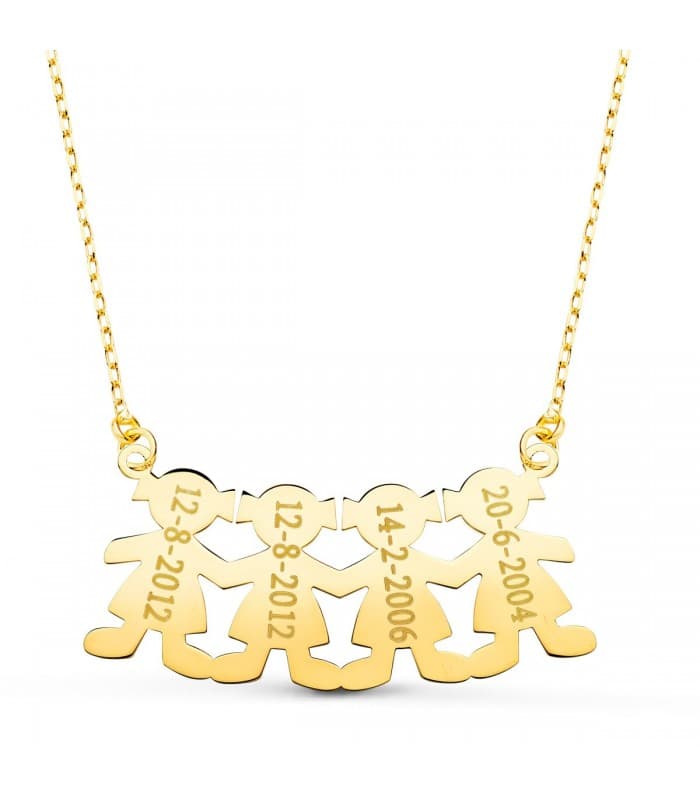 Collar oro amarillo 18k niña - Modas Lillo Joyas, Anillos, Argollas, Aros, Colgantes y mucho más