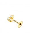 Piercing mini triangolo Oro giallo 18kt