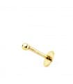 Piercing all'orecchio oro giallo 18kt sfera