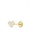 Piercing lobo Cuore Oro giallo 18kt