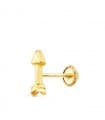 Piercing lobo Freccia oro giallo 18kt