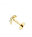 Piercing Mini Luna oro giallo 18Kt