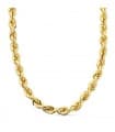 Collana maglia corda leggera oro 18kt 60cm 7,7mm