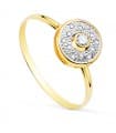 Anello Donna oro bicolore 18kt Yanet