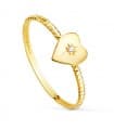 Anello cuore oro 18kt Glam