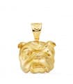 Ciondolo uomo Bulldog oro giallo 18kt