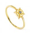 Anello Navy oro giallo 18kt zaffiro