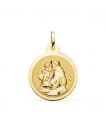 Medaglia S. Antonio da Padova Oro 18Kt 22mm lucida