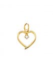 Ciondolo oro giallo 18kt Cuore 12 mm