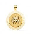 Medaglia Medusa oro giallo 18kt 27 mm Greca