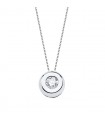 Collana punto luce 0100 ct OB 18Kt