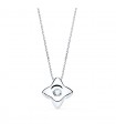 Collana punto luce Stella Diamante 0020 ct OB 18Kt