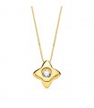 Collana punto luce Stella Diamante 0050 ct oro 18Kt