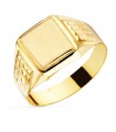 Anello chevalier oro Boris Uomo 18kt