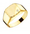 Anello chevalier oro 18Kt Peter Uomo