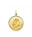 Medaglia S. Antonio da Padova oro 18kt 24mm