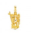 Medaglia San Raffaele Figura Oro 18Kt 29mm