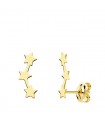 Orecchini lobo Oro 18kt Mini Stelle