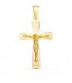 Croce Cristo oro giallo 18kt 32 mm