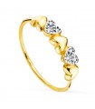 Anello donna Amour Oro bicolore 18Kt