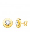 Orecchini Donna Ines Oro 18kt 9mm Punto luce