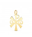 Ciondolo monogramma di Cristo Oro giallo 18Kt 22mm