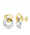 Orecchini donna Gala oro bicolore 18kt 13mm