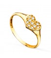 Anello chevalier donna Crush oro 18kt