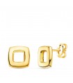 Orecchini Donna Square Oro 18Kt 8mm