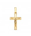 Ciondolo Croce Cristo Oro 18Kt 26mm