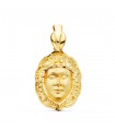 Medaglia volto della Madonna del Rocio Oro 18Kt 26mm