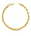 Bracciale Maglia Corda oro 18kt 20cm